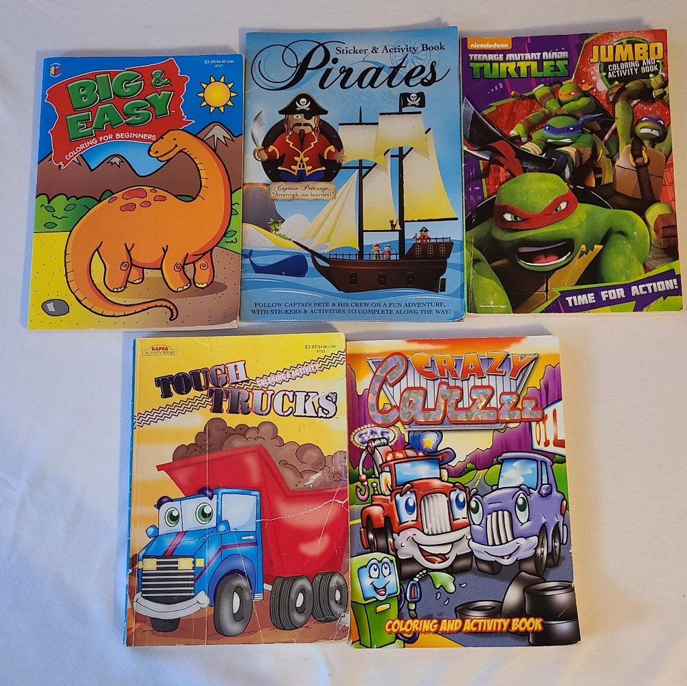 Lot of Activity & Coloring Books